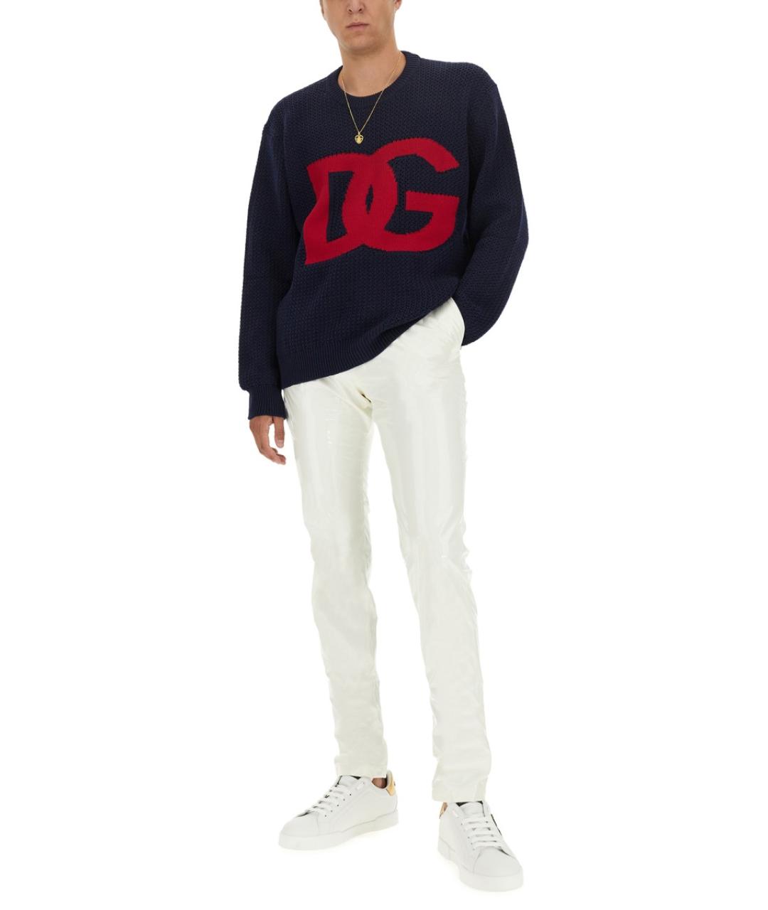 DOLCE&GABBANA Черный шерстяной джемпер / свитер, фото 3