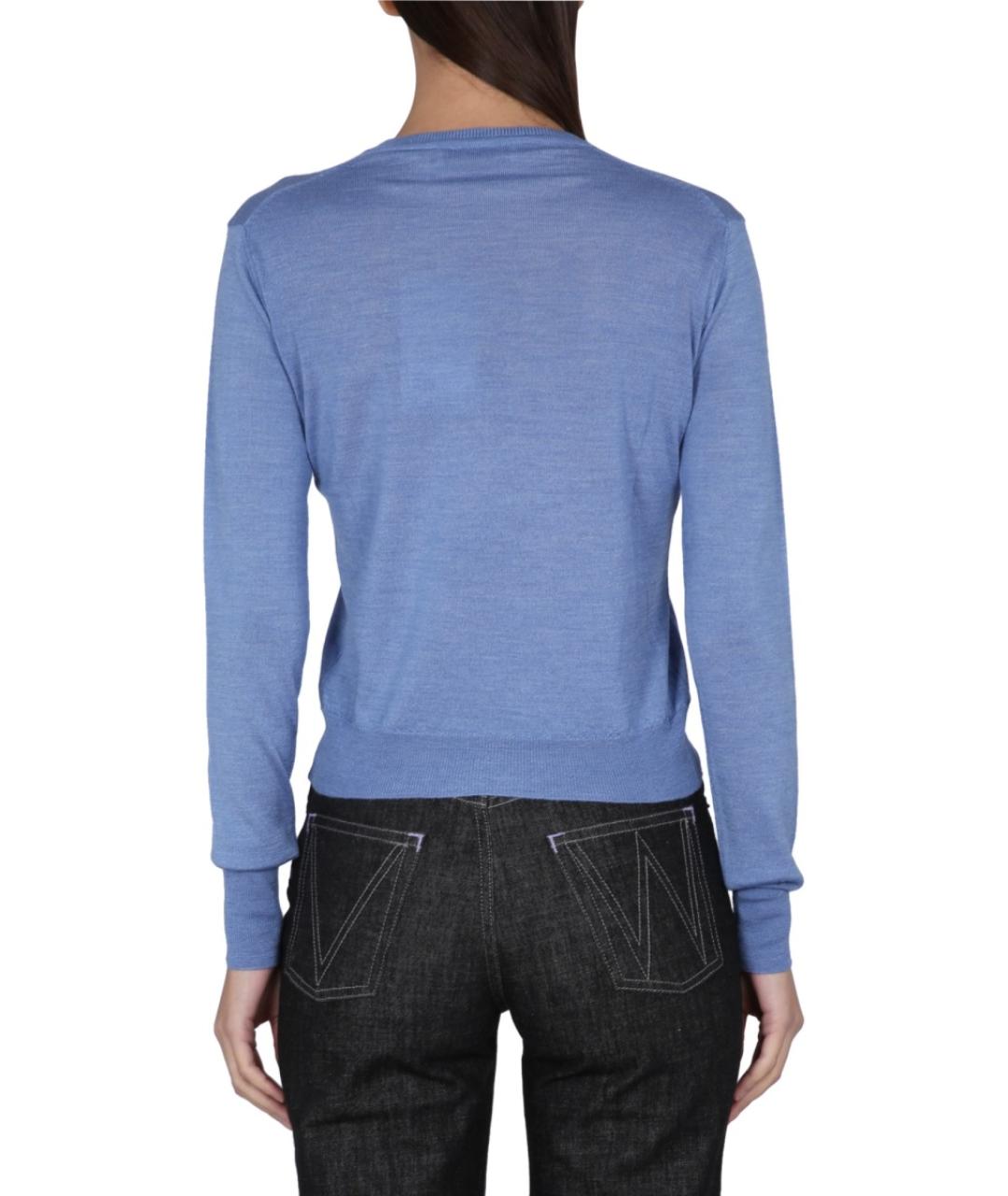 VIVIENNE WESTWOOD Синий шерстяной джемпер / свитер, фото 4