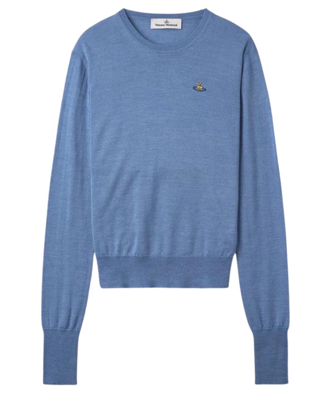 VIVIENNE WESTWOOD Синий шерстяной джемпер / свитер, фото 1