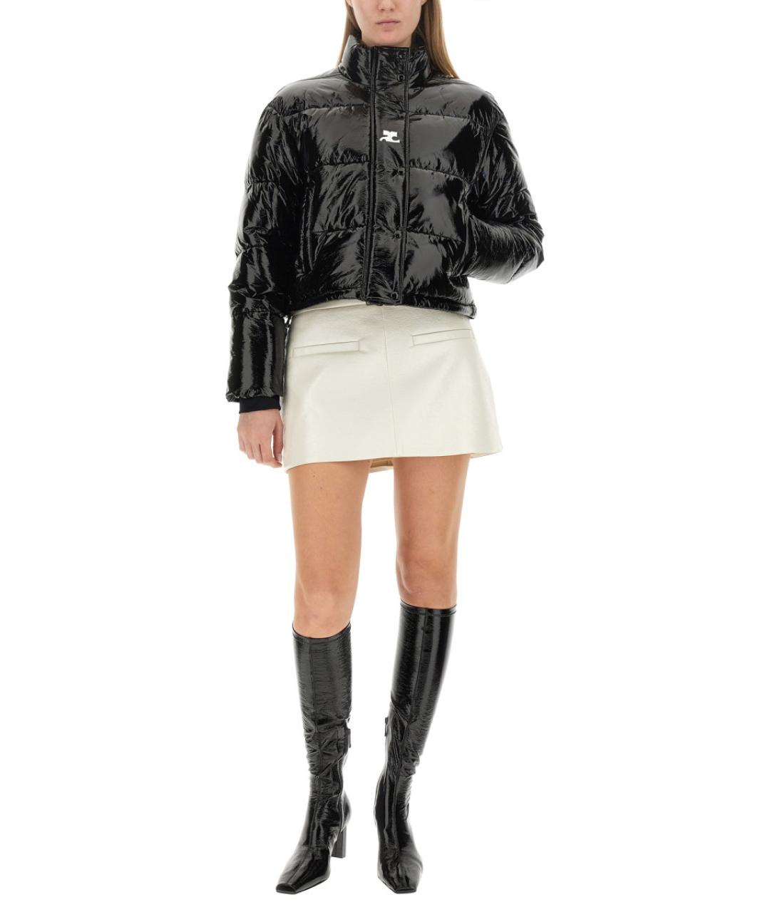 COURREGES Черная полиамидовая куртка, фото 3