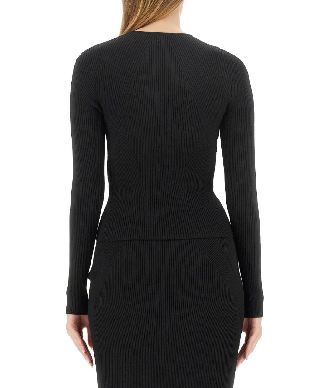 ALEXANDER MCQUEEN Черный шерстяной джемпер / свитер, фото 4