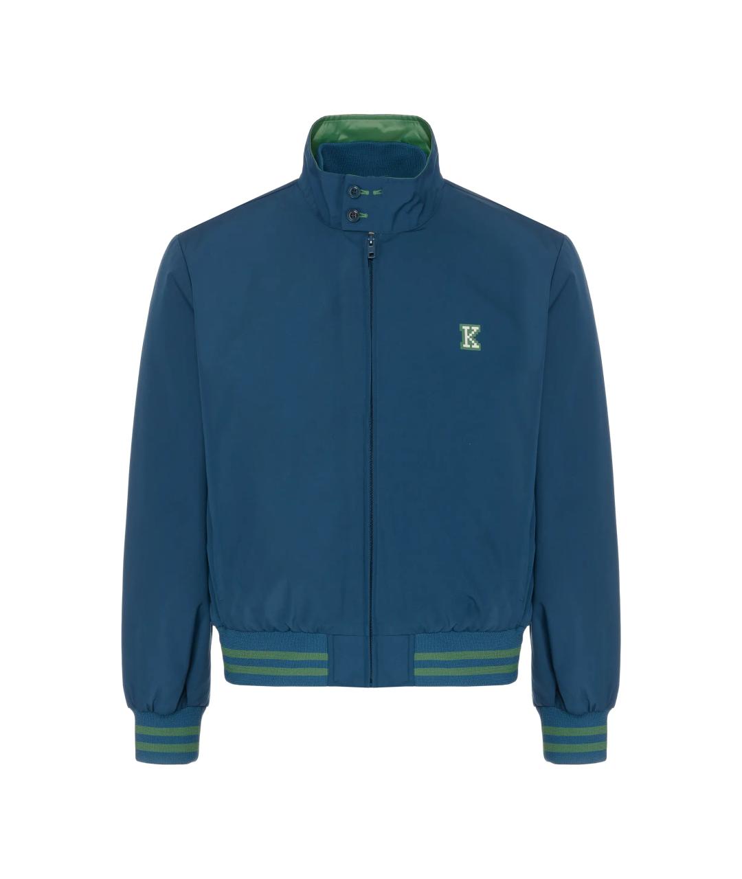 KENZO Синяя полиамидовая куртка, фото 1