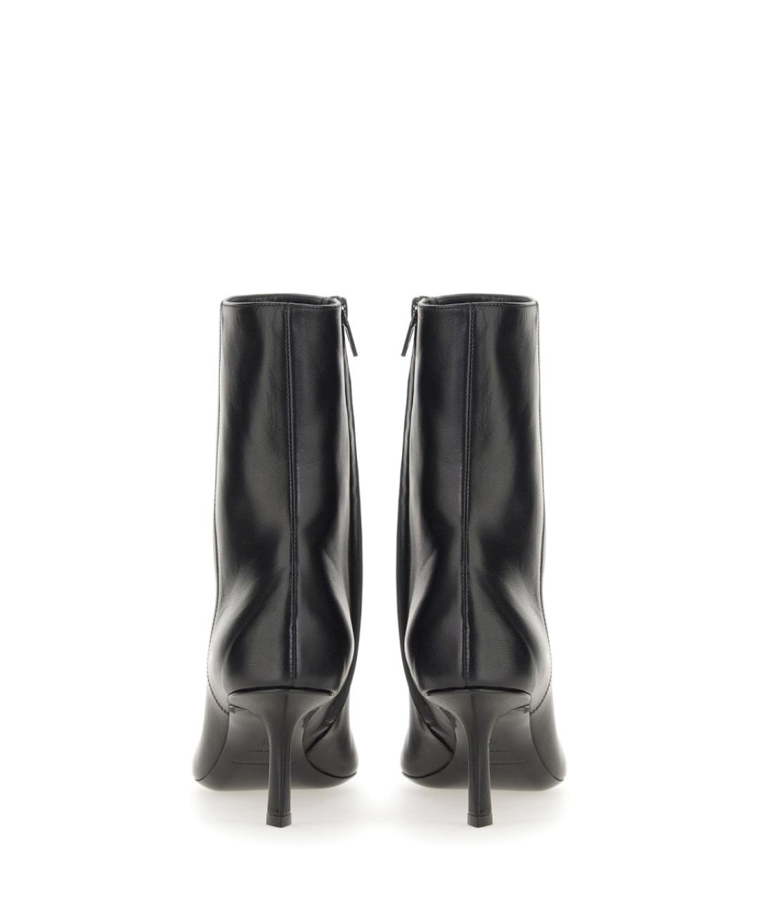 ALEXANDER WANG Черные кожаные сапоги, фото 3