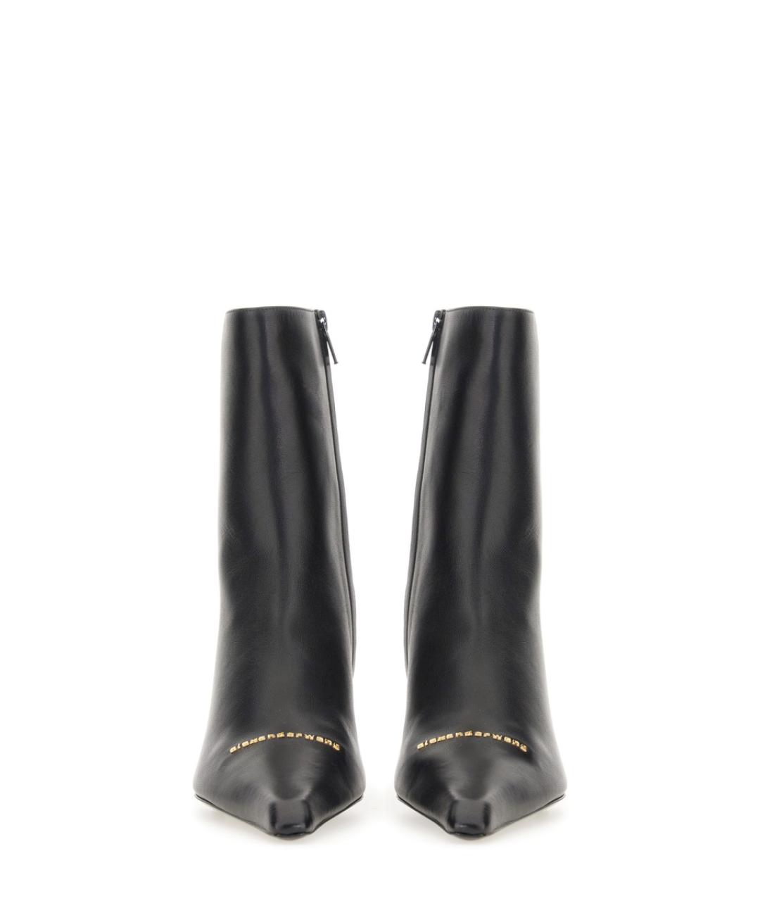 ALEXANDER WANG Черные кожаные сапоги, фото 4