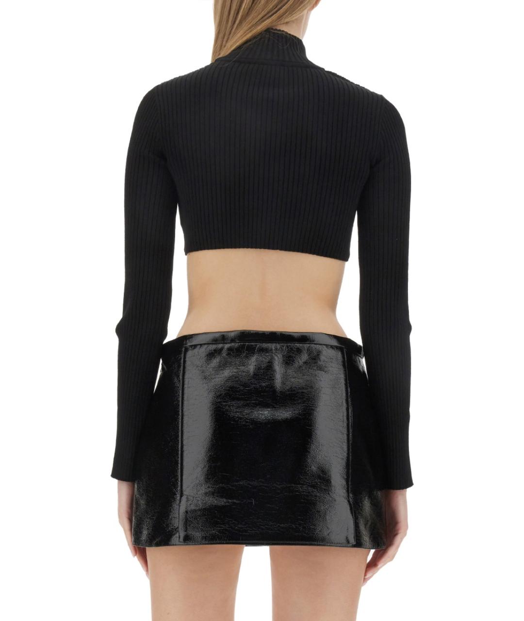 COURREGES Черный полиэстеровый джемпер / свитер, фото 4