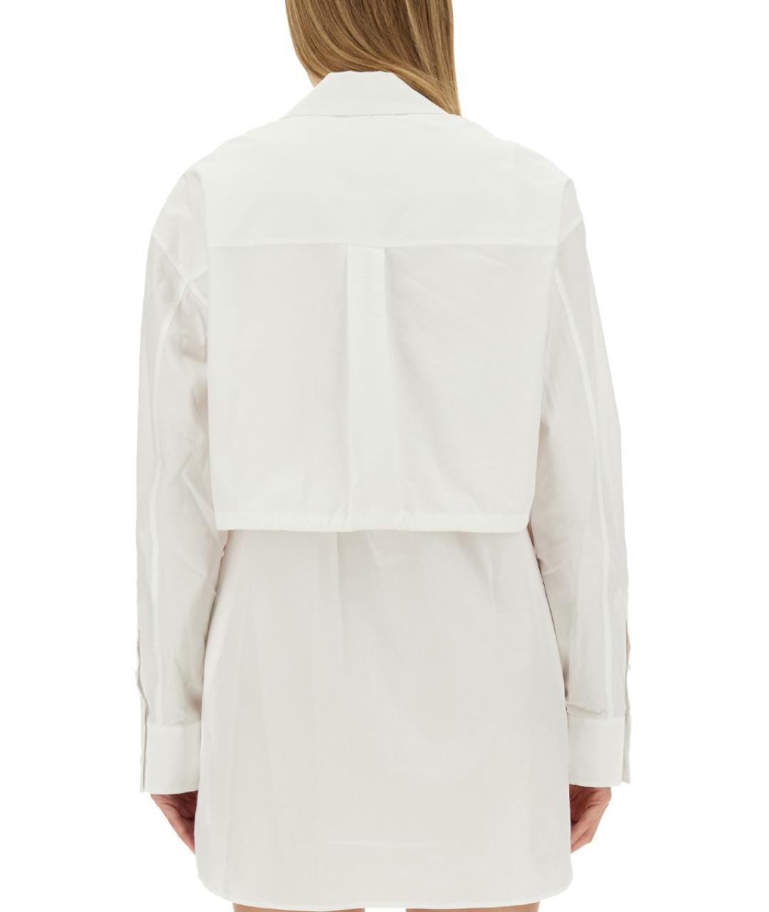 T BY ALEXANDER WANG Белая хлопковая рубашка, фото 4