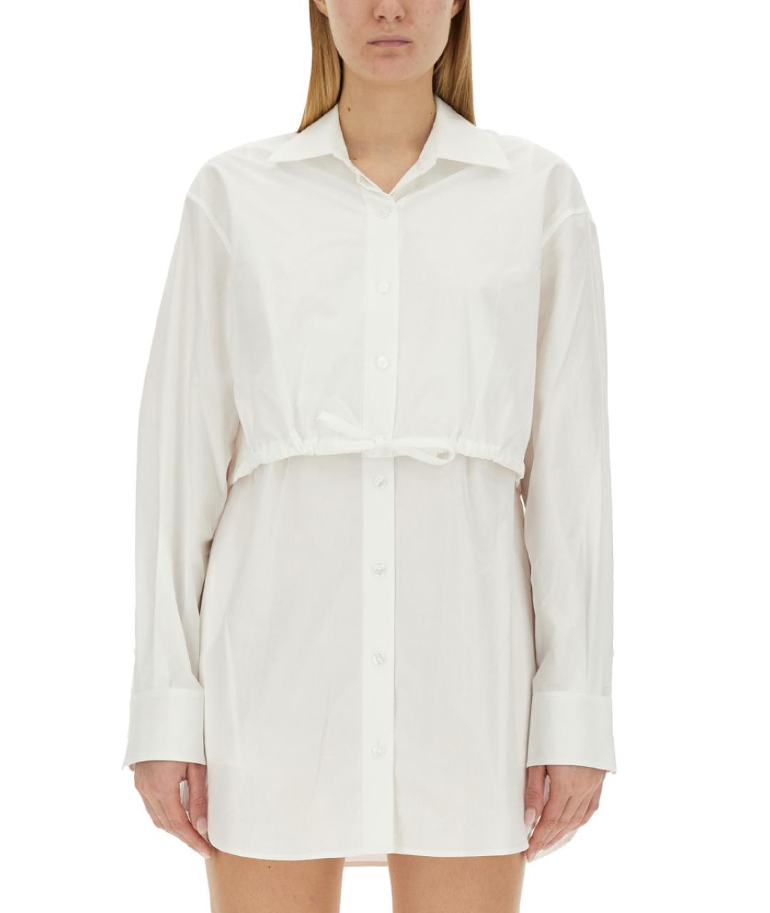 T BY ALEXANDER WANG Белая хлопковая рубашка, фото 2