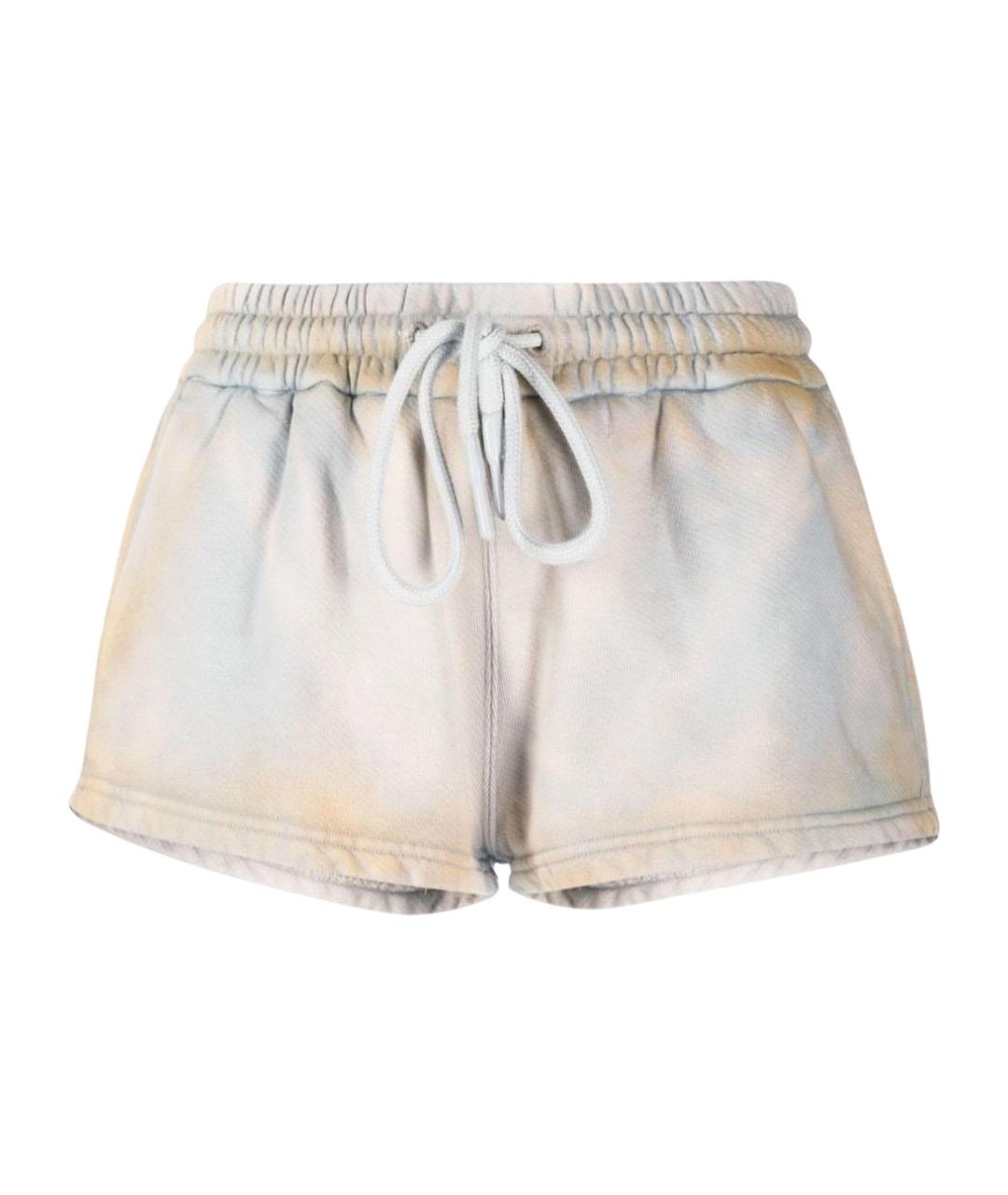 OFF-WHITE Бежевые хлопковые шорты, фото 1
