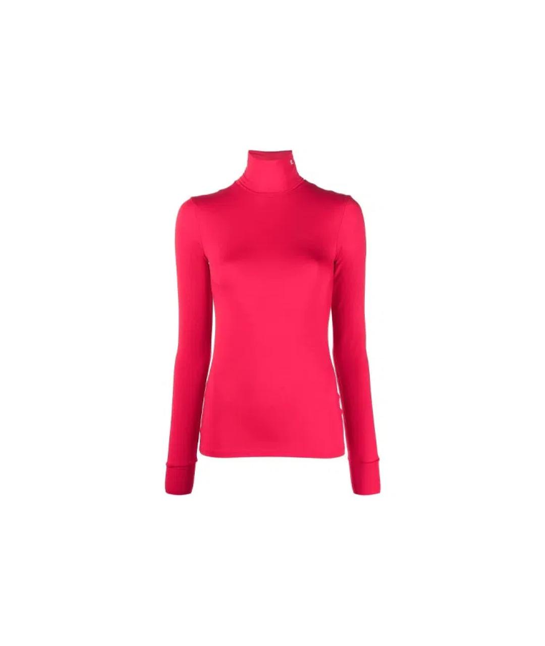 RAF SIMONS Красная синтетическая водолазка, фото 1