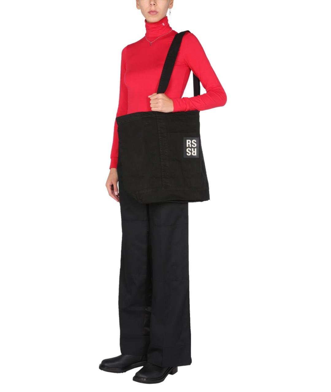 RAF SIMONS Красная синтетическая водолазка, фото 3