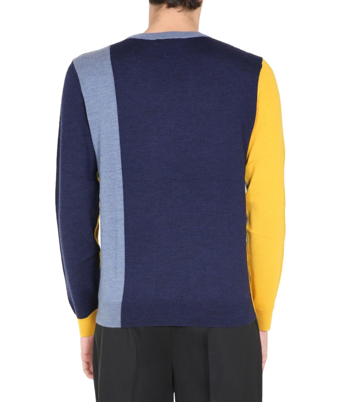 J.W.ANDERSON Синий шерстяной джемпер / свитер, фото 4