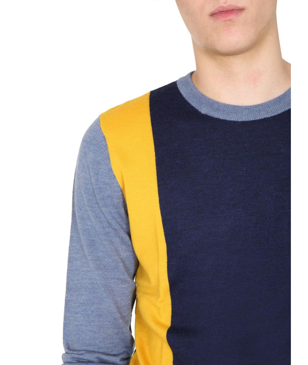 J.W.ANDERSON Синий шерстяной джемпер / свитер, фото 5