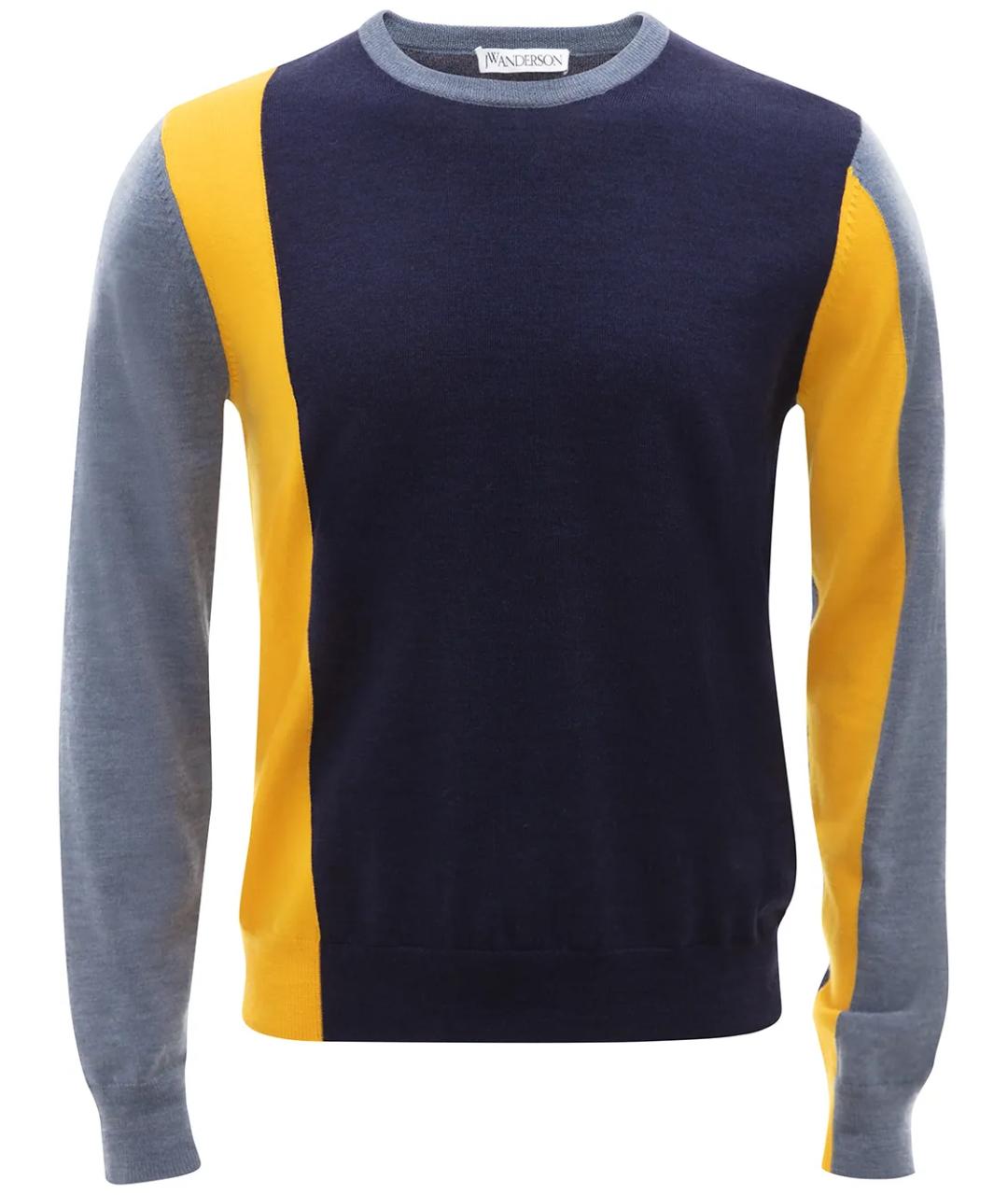 J.W.ANDERSON Синий шерстяной джемпер / свитер, фото 1
