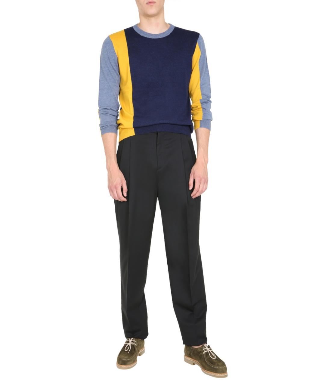 J.W.ANDERSON Синий шерстяной джемпер / свитер, фото 3