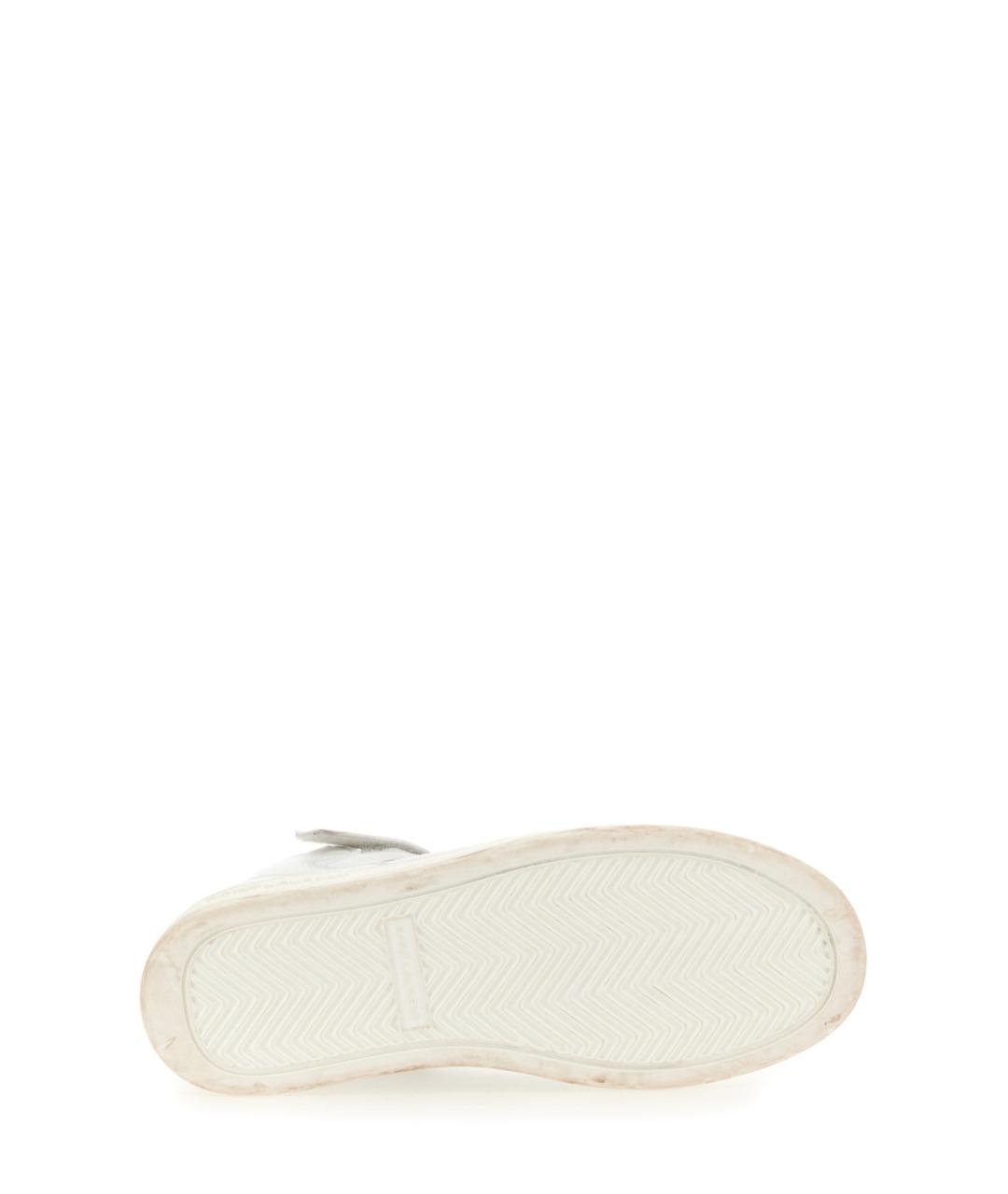 SAINT LAURENT Белые кожаные кроссовки, фото 4