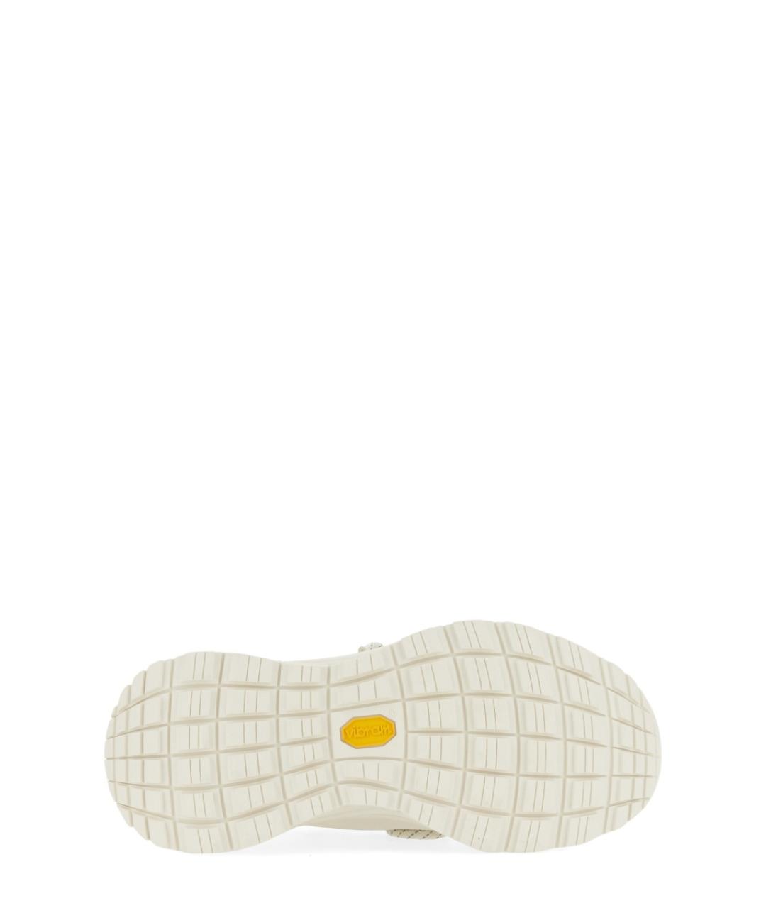 MONCLER Белые синтетические кроссовки, фото 5