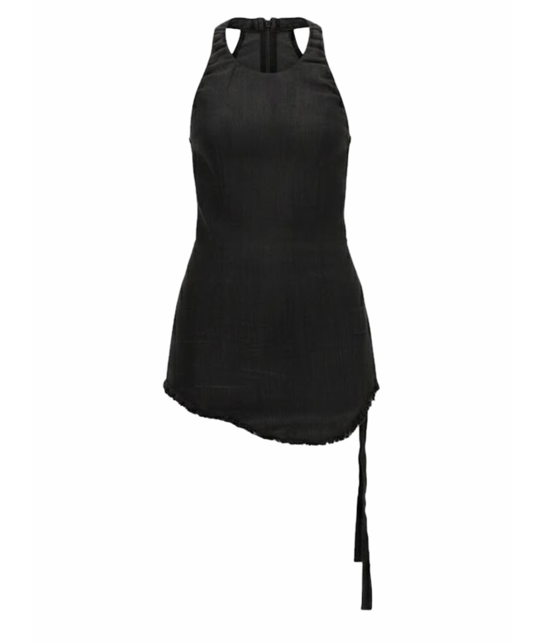 RICK OWENS DRKSHDW Черная хлопковая майка, фото 1