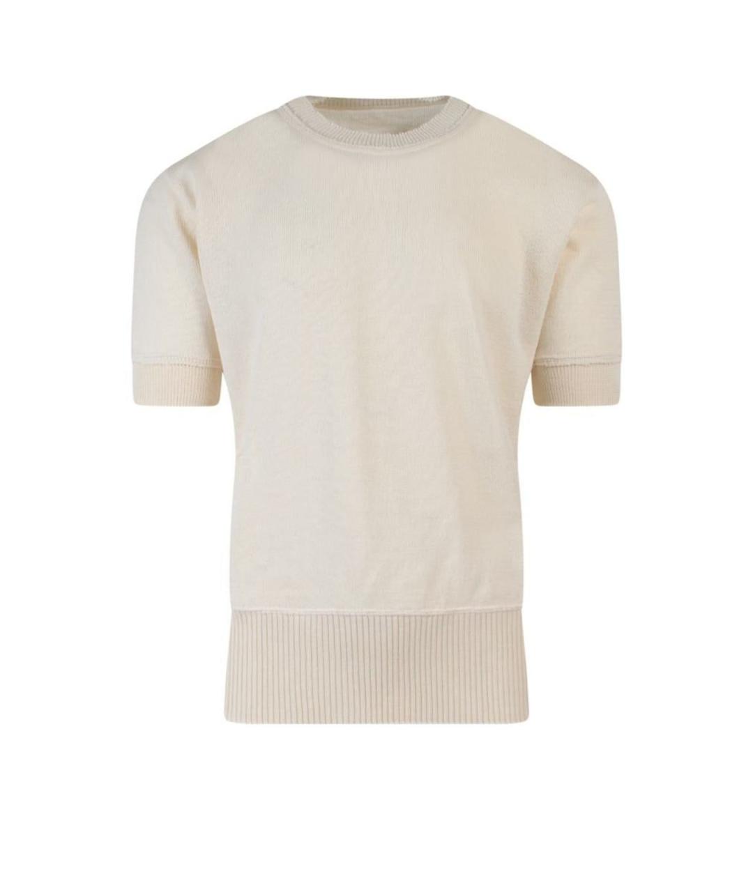 MAISON MARGIELA Белый шерстяной джемпер / свитер, фото 1