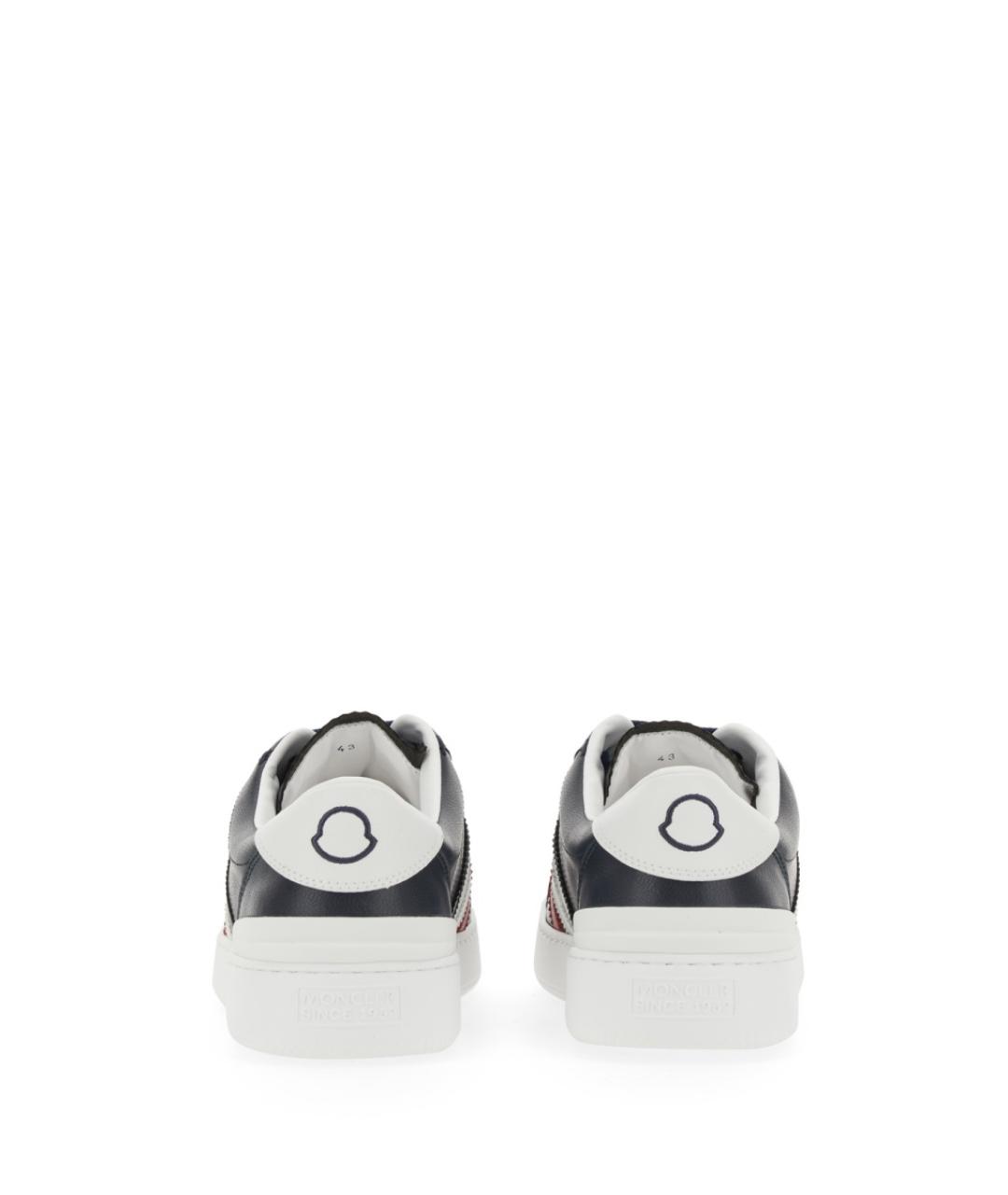MONCLER Синие низкие кроссовки / кеды, фото 3