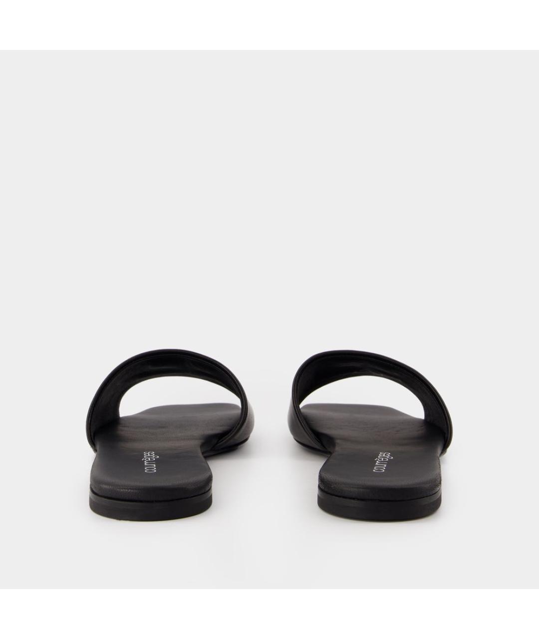 COURREGES Черные кожаные сандалии, фото 3