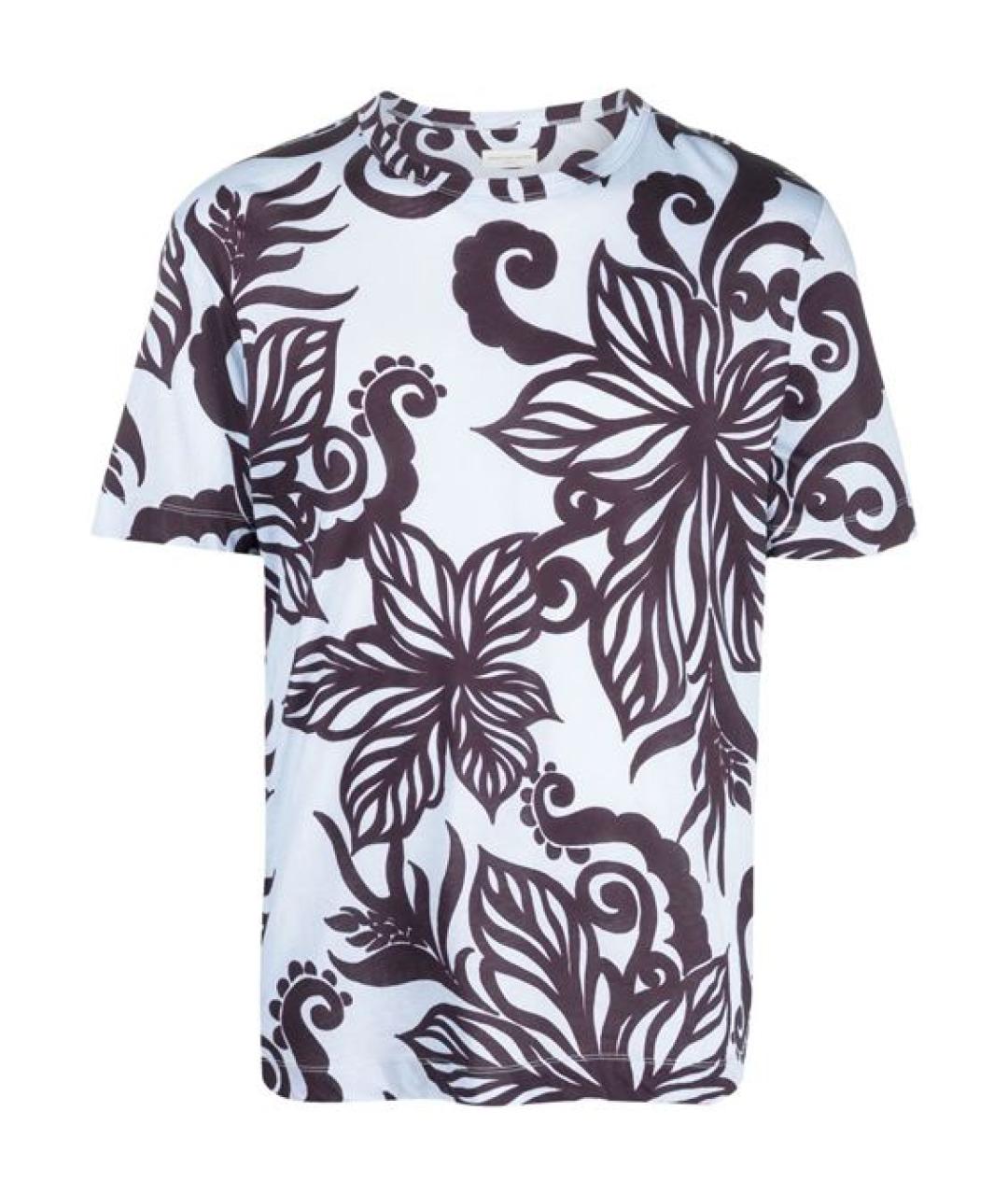 DRIES VAN NOTEN Мульти хлопковая футболка, фото 1