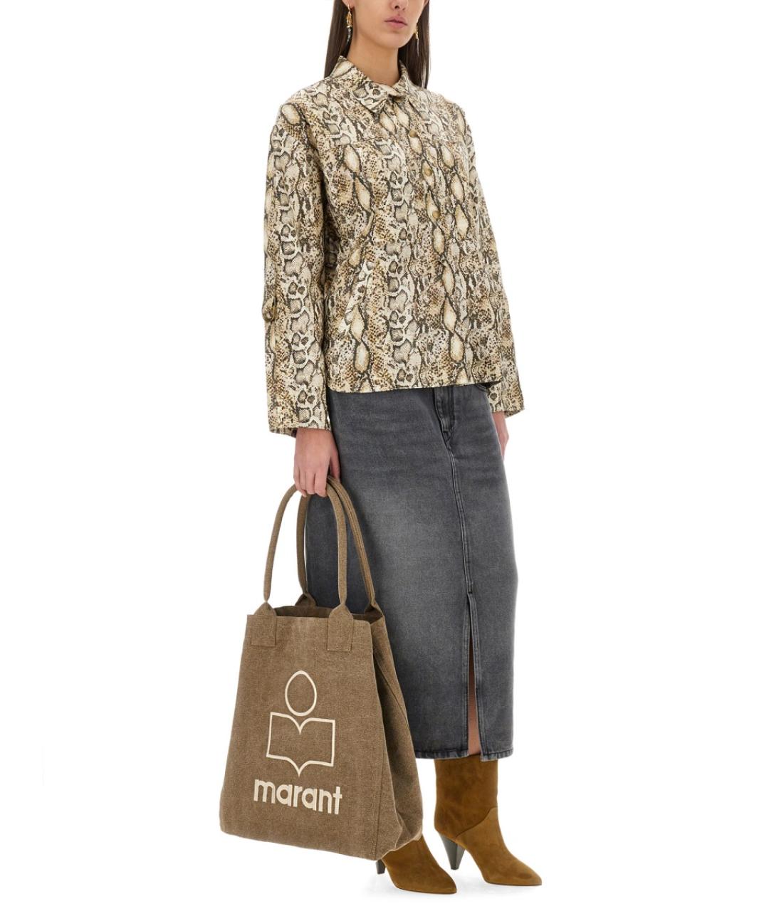 ISABEL MARANT Мульти льняная рубашка, фото 5