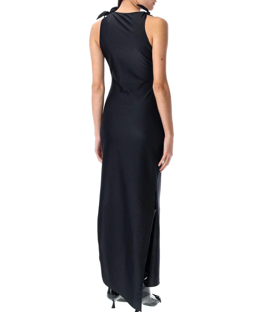 COPERNI Черное полиамидовое вечернее платье, фото 3
