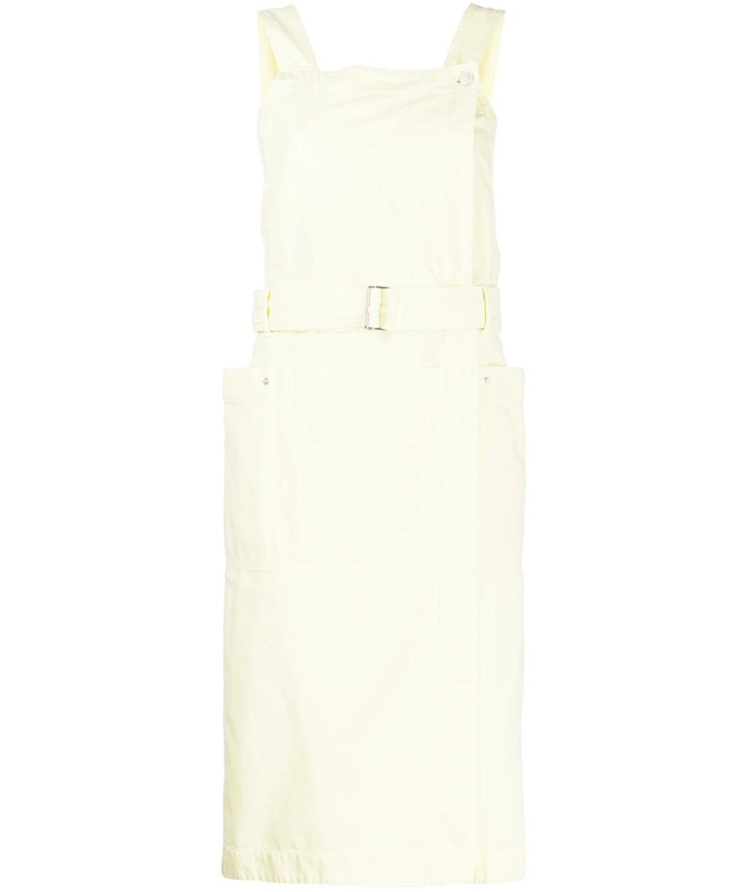 KENZO Желтое хлопковое повседневное платье, фото 1