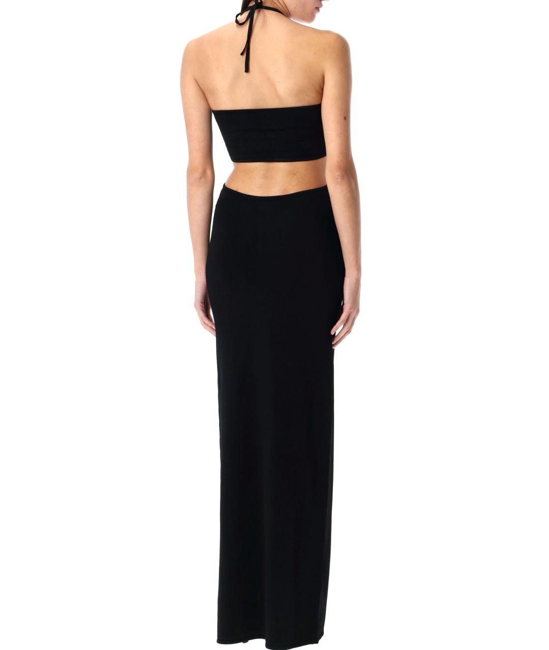 COPERNI Черное вискозное повседневное платье, фото 3