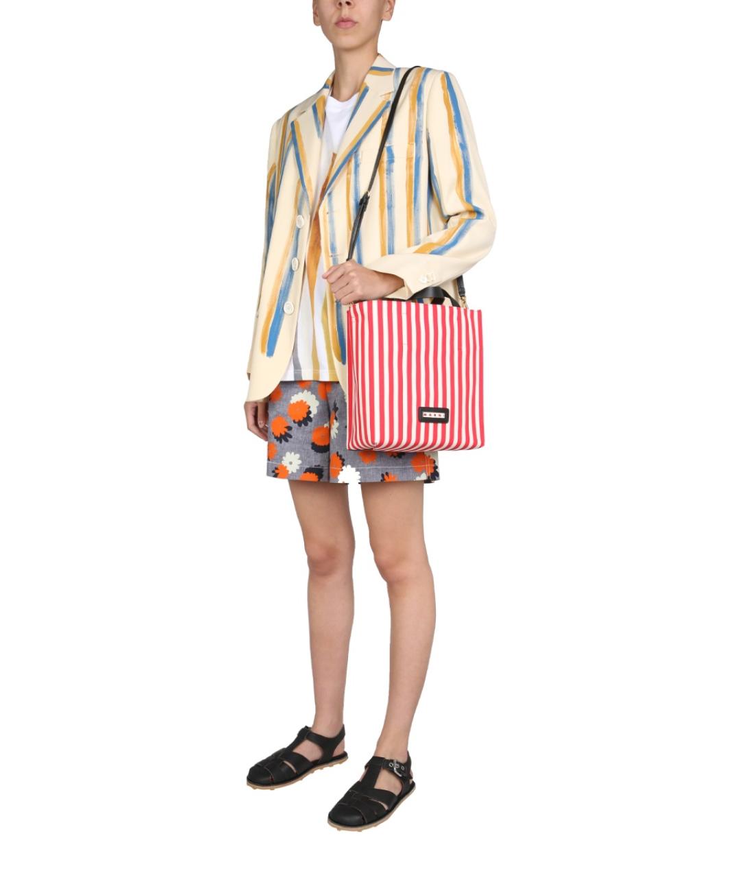 MARNI Белый шерстяной жакет/пиджак, фото 3