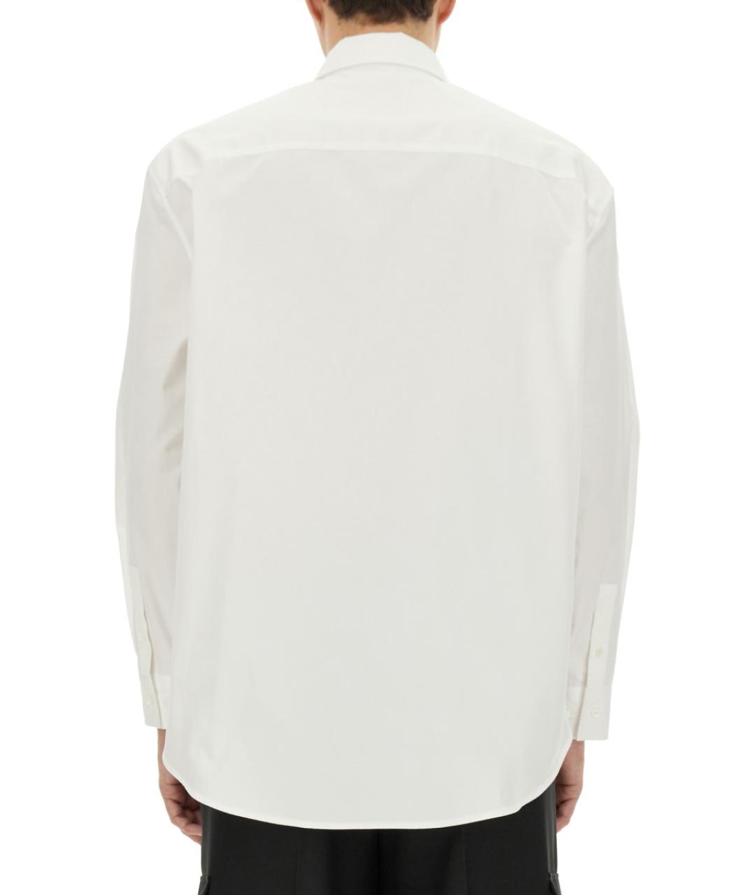 OFF-WHITE Белая хлопковая кэжуал рубашка, фото 4