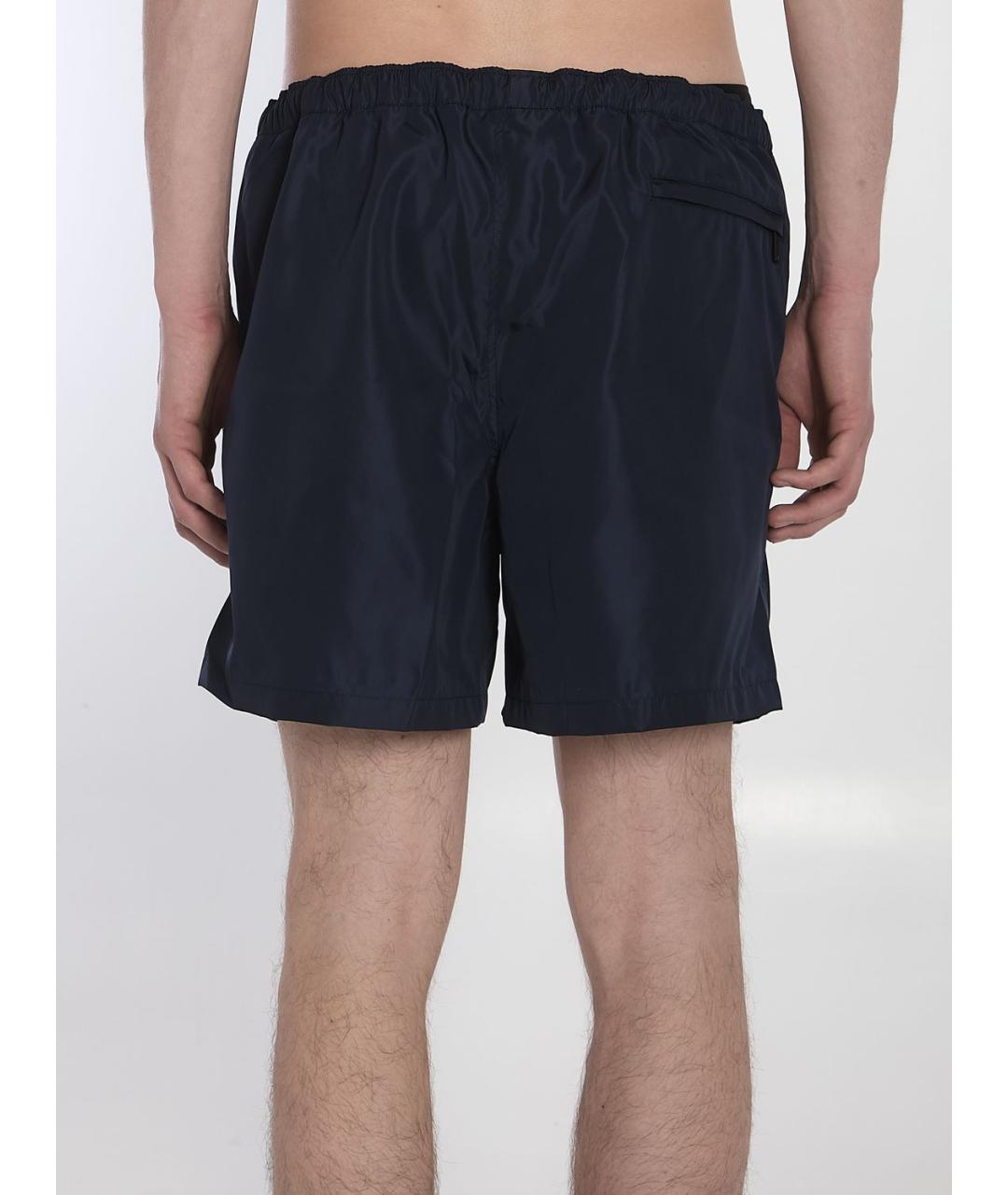 VALENTINO Синие полиамидовые шорты, фото 5