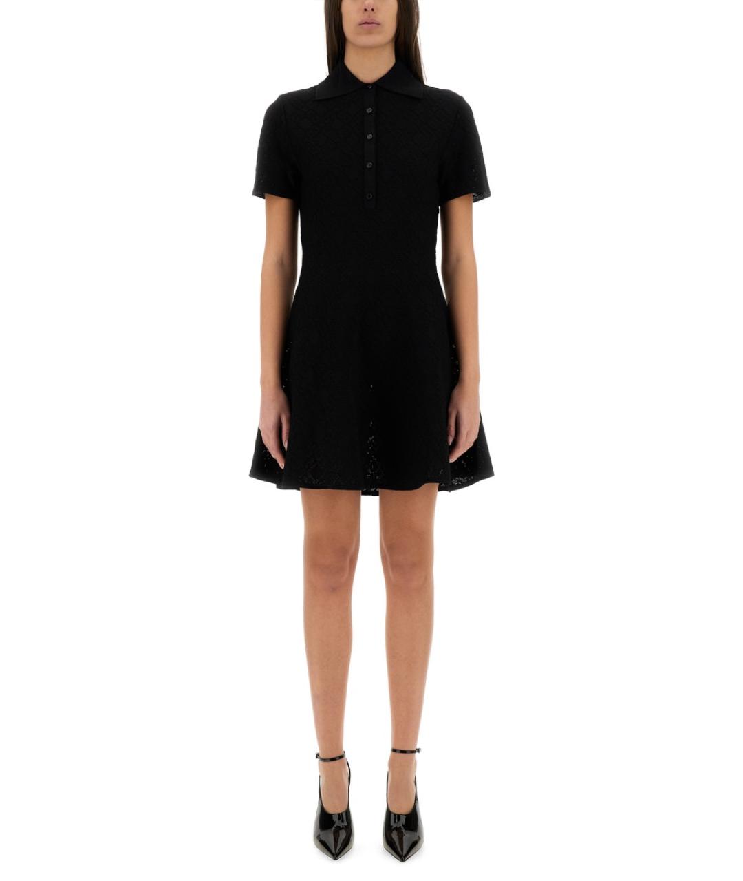 GIVENCHY Черное вискозное повседневное платье, фото 2