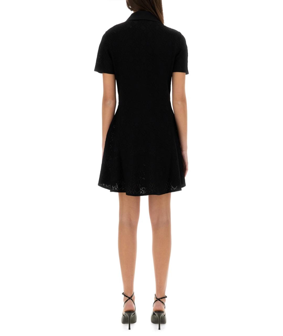 GIVENCHY Черное вискозное повседневное платье, фото 4