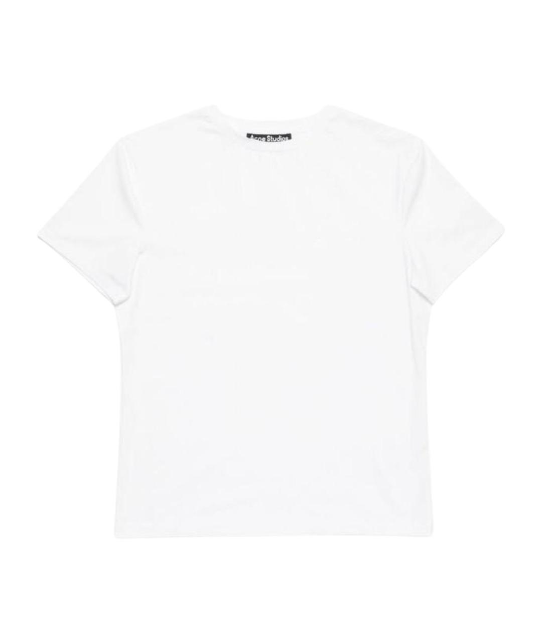ACNE STUDIOS Белая хлопковая футболка, фото 1