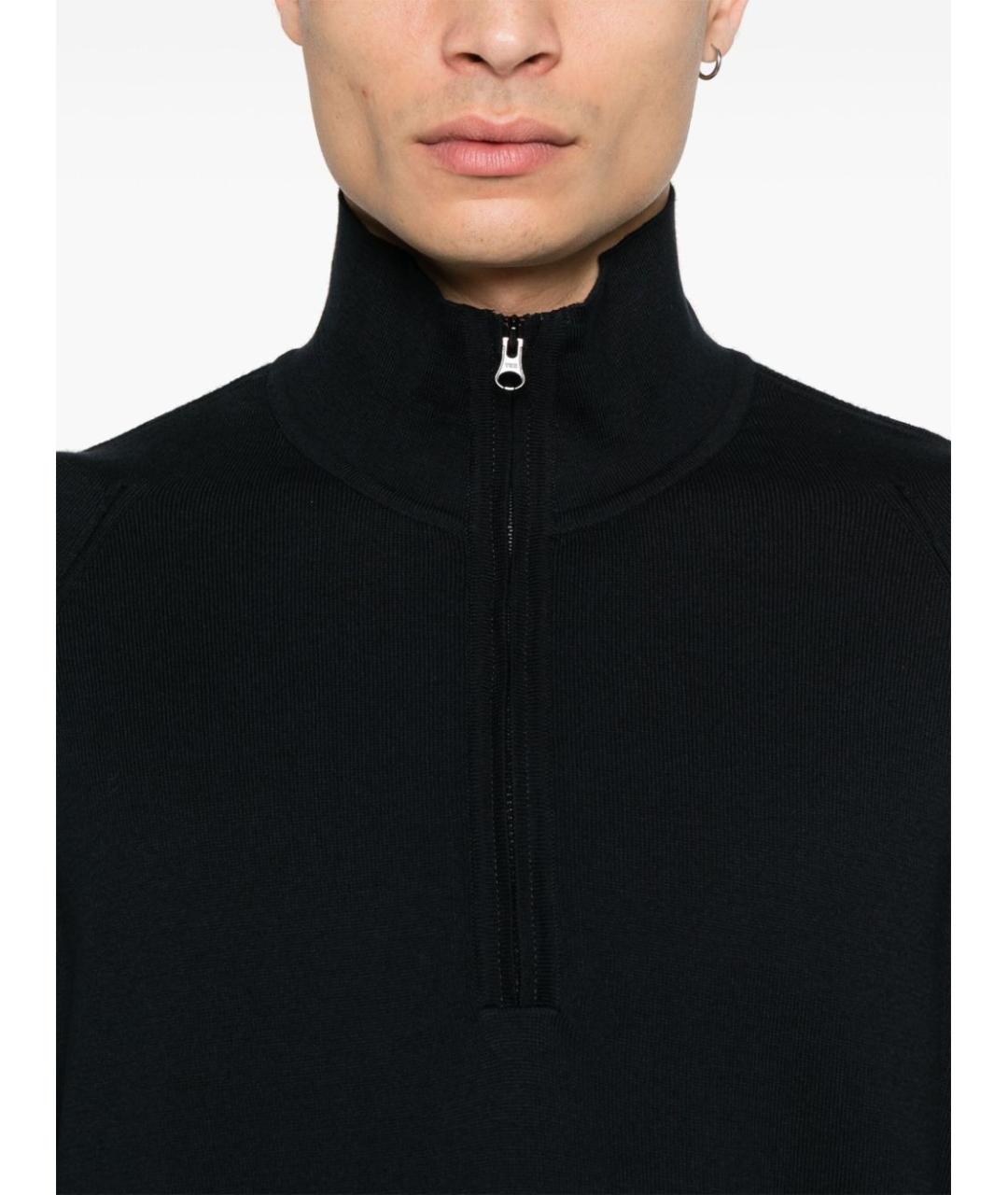 CP COMPANY Черный хлопковый джемпер / свитер, фото 5