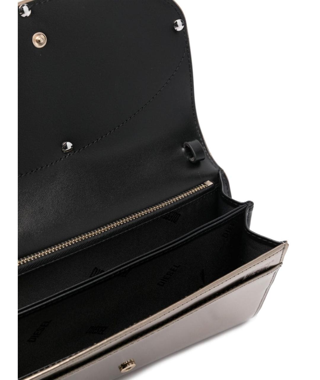 DIESEL Золотая сумка через плечо, фото 4