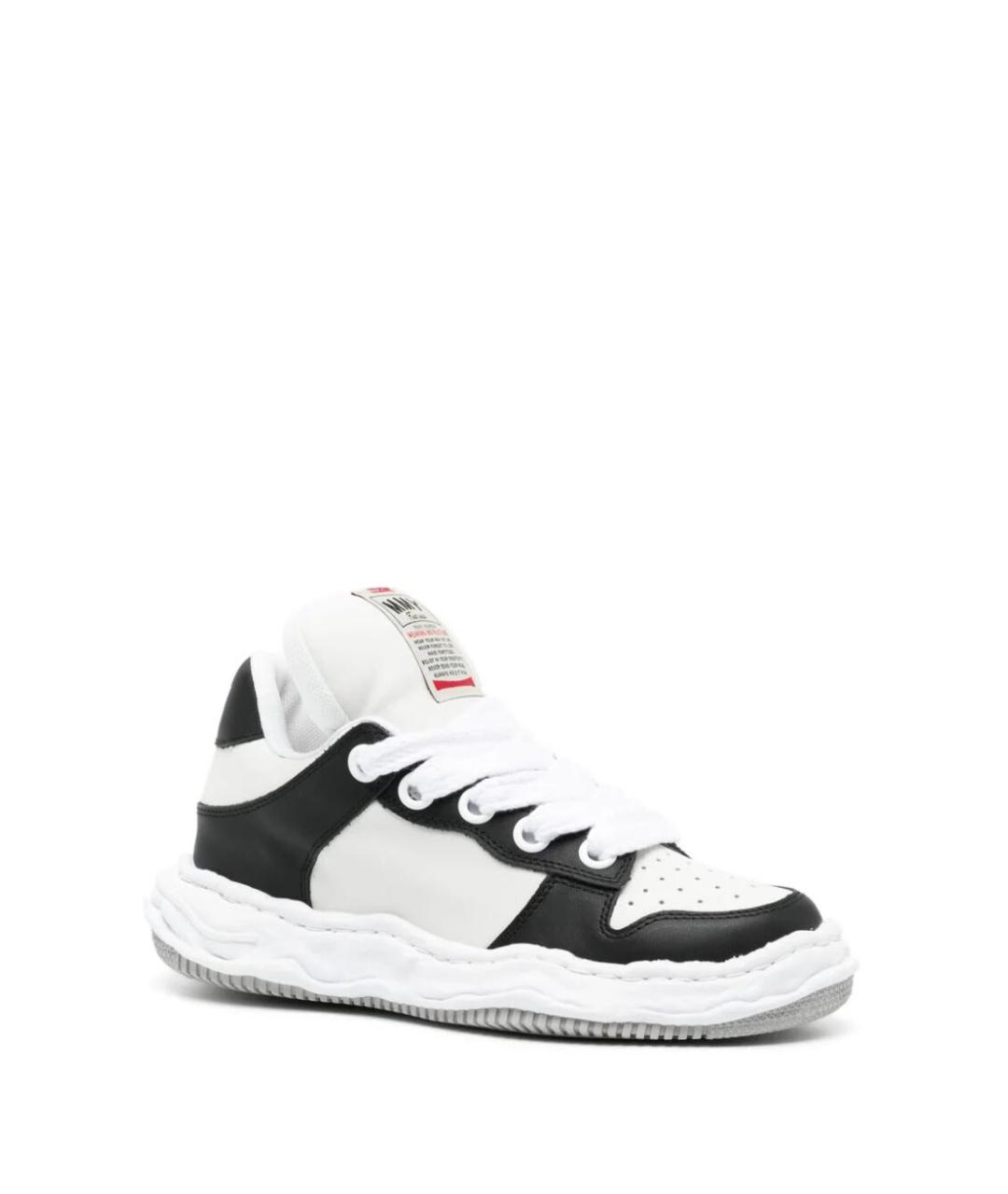 MAISON MIHARA YASUHIRO Мульти кожаные высокие кроссовки / кеды, фото 3