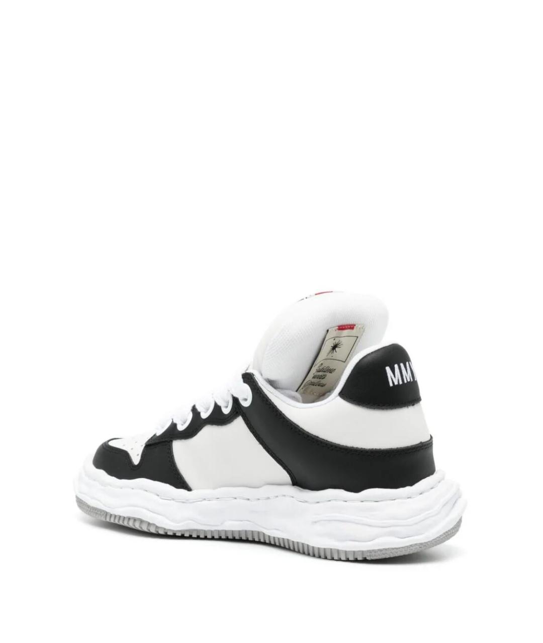 MAISON MIHARA YASUHIRO Мульти кожаные высокие кроссовки / кеды, фото 4