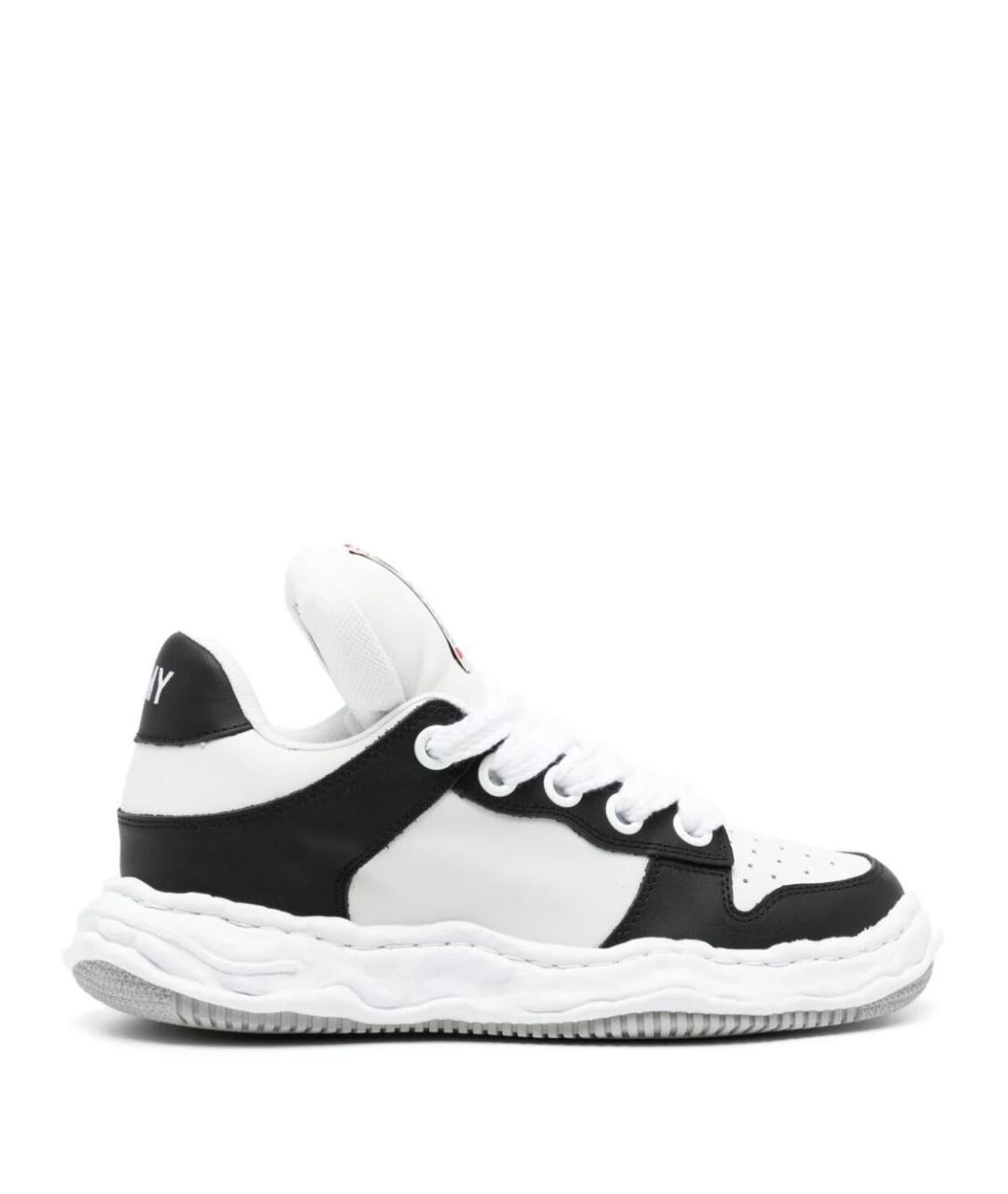 MAISON MIHARA YASUHIRO Мульти кожаные высокие кроссовки / кеды, фото 1