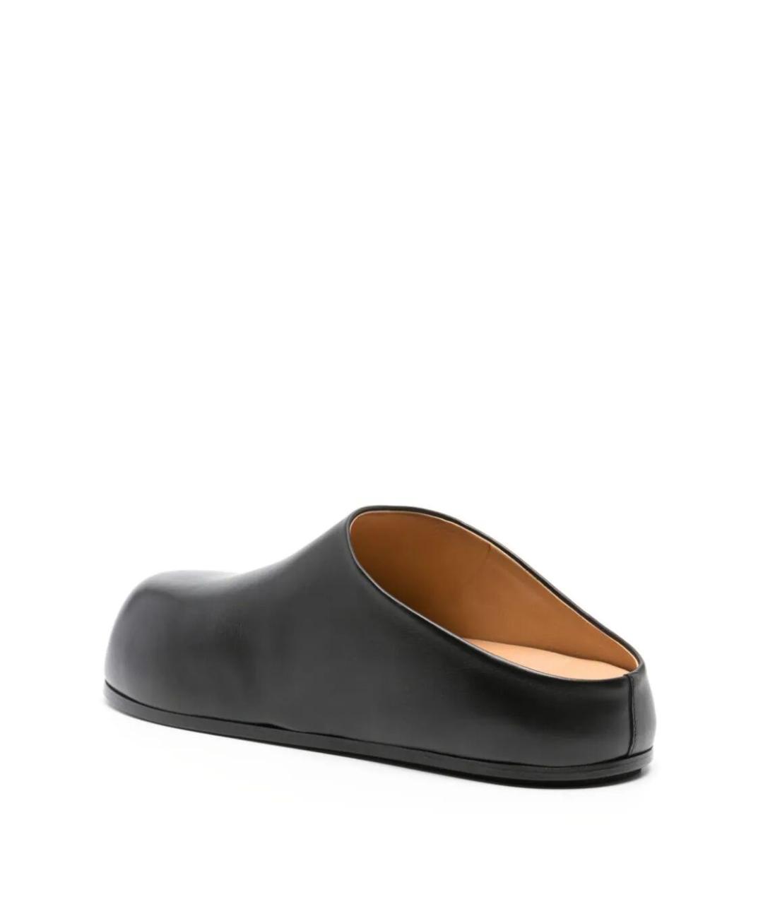 MARSELL Черные кожаные сабо, фото 2