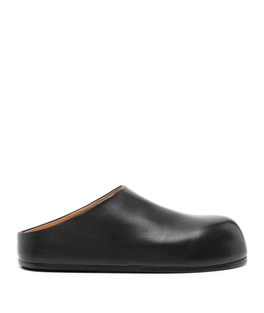 MARSELL Черные кожаные сабо, фото 1