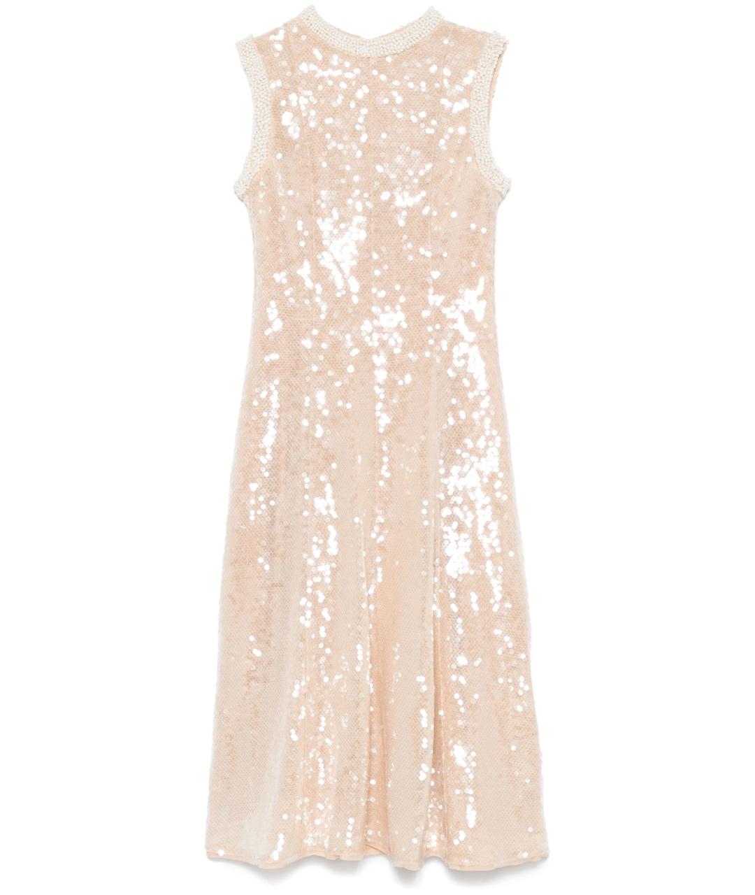 SELF-PORTRAIT Розовое полиэстеровое вечернее платье, фото 4