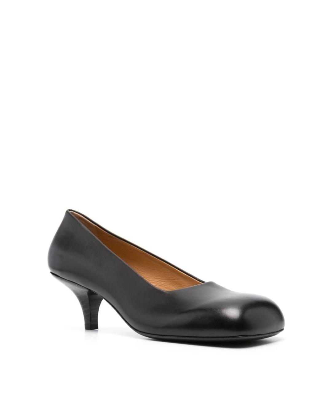 MARSELL Черные кожаные туфли, фото 2