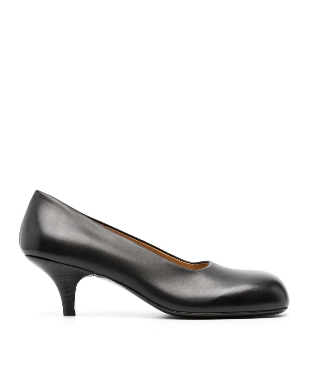 MARSELL Черные кожаные туфли, фото 1