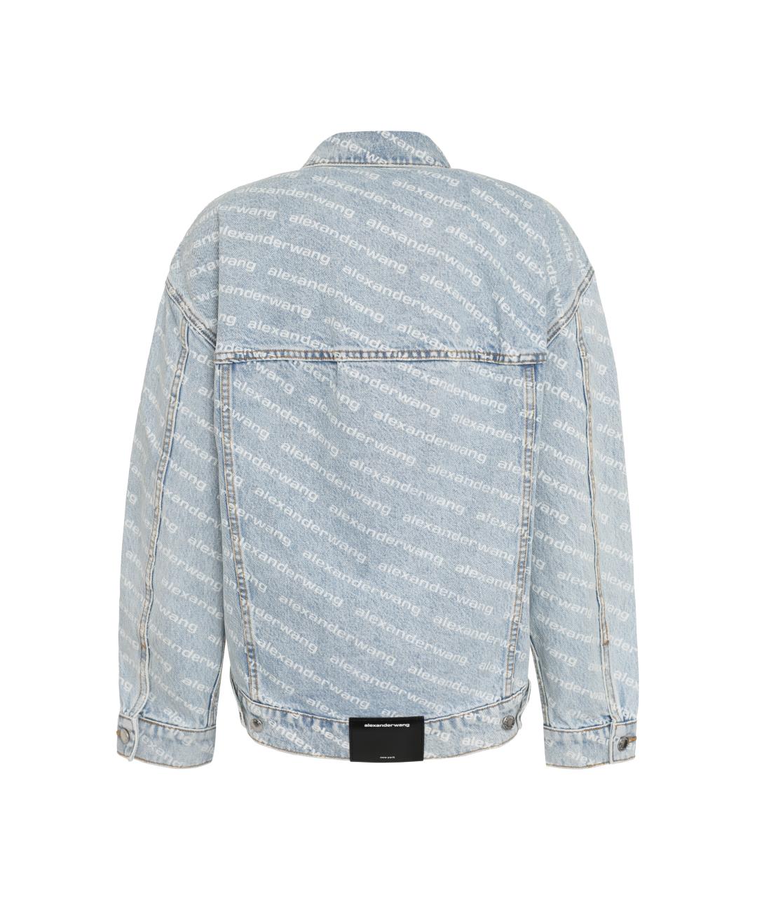 T BY ALEXANDER WANG Синяя хлопковая куртка, фото 2