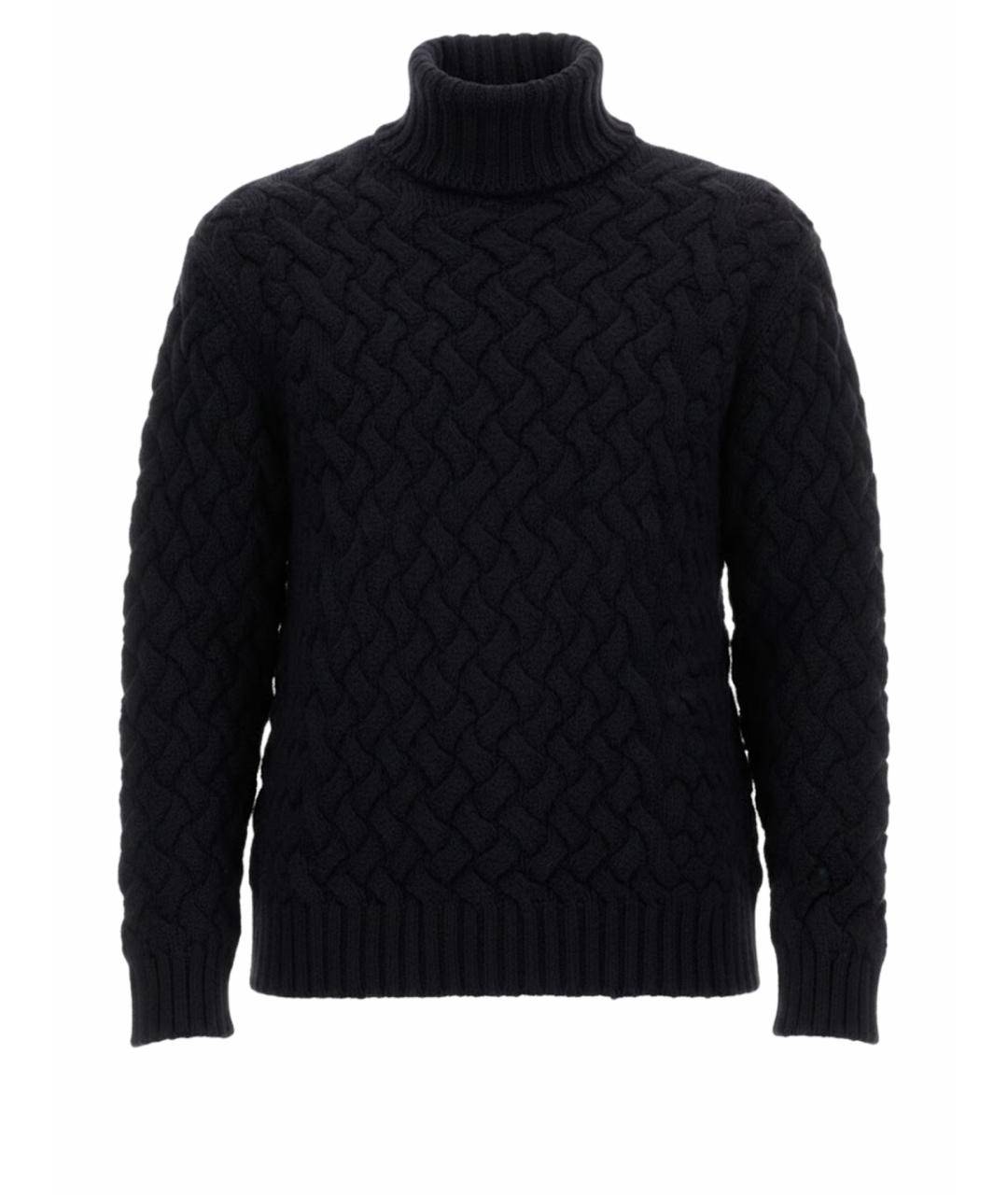 DRIES VAN NOTEN Синий шерстяной джемпер / свитер, фото 1