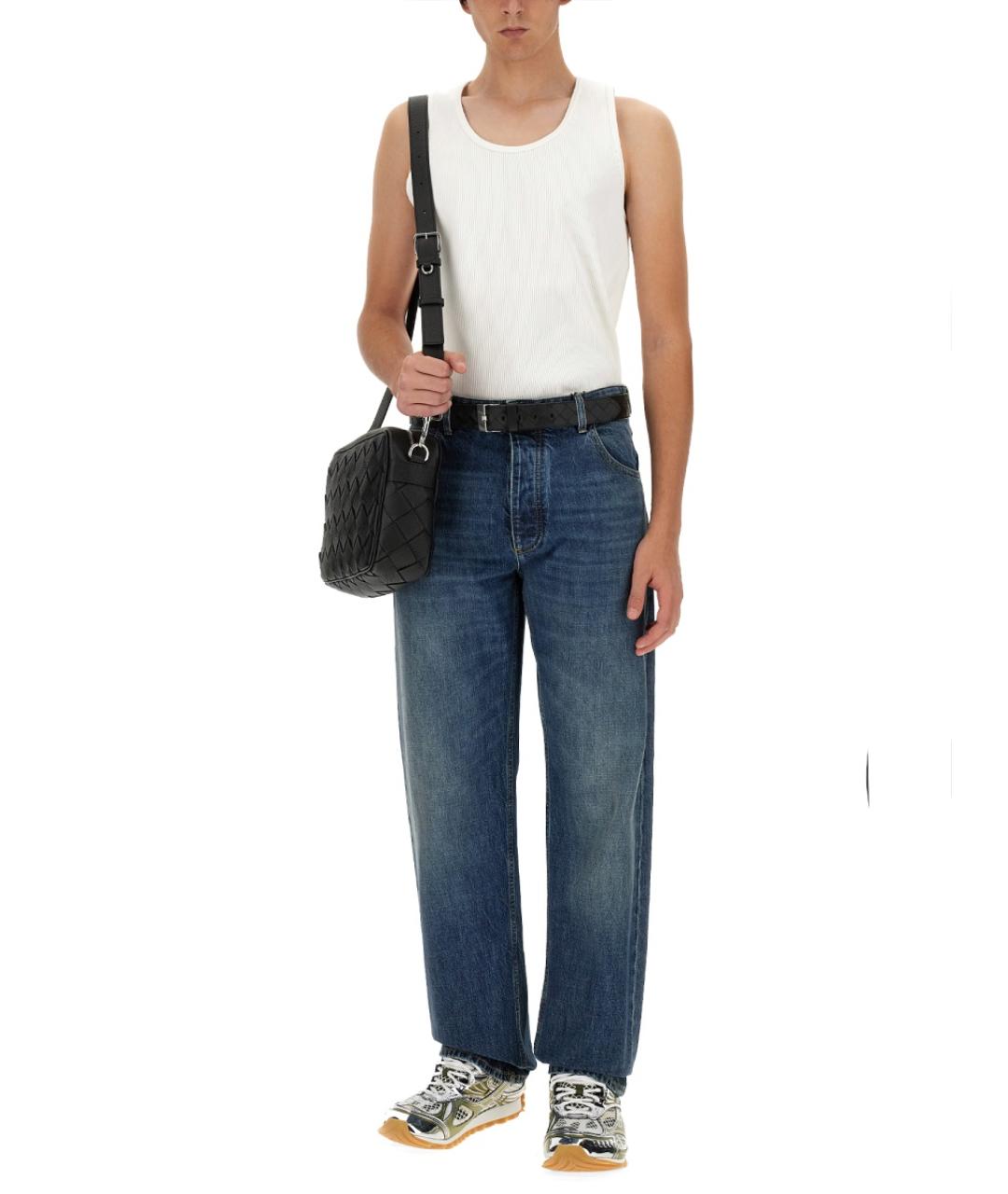 BOTTEGA VENETA Белая хлопковая майка, фото 2