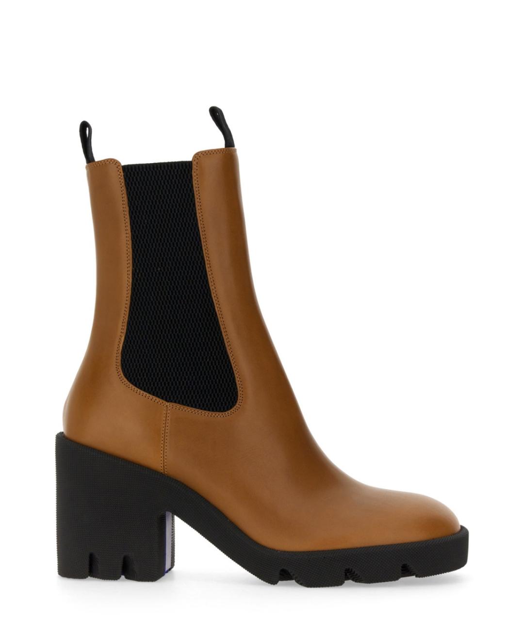 BURBERRY Коричневые замшевые ботинки, фото 1