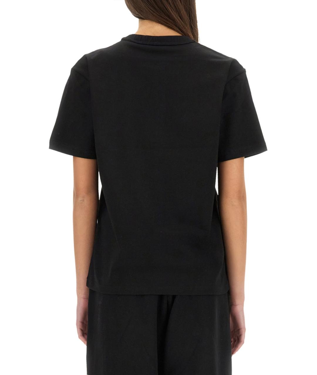 T BY ALEXANDER WANG Черная хлопковая футболка, фото 4